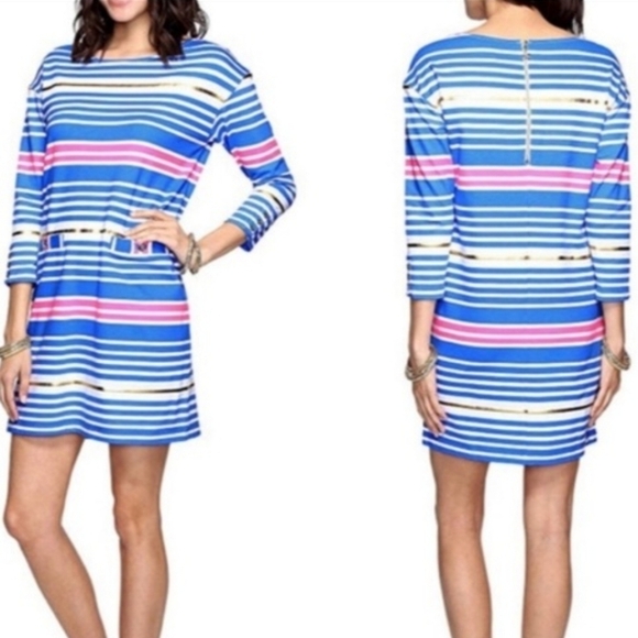 Lilly Pulitzer Lena Dress - Tiki Stripe Dress Size Small - Picture 8 of 8